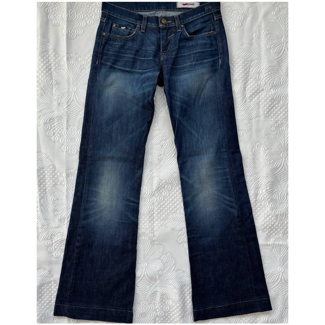 Gas flared jeans low rise