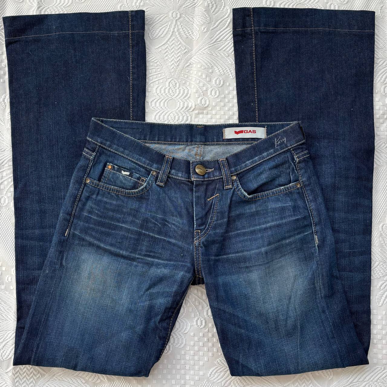 Gas flared jeans low rise