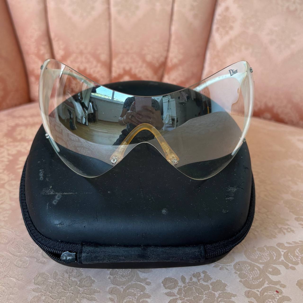 Dior sunglasses ski vintage rimless