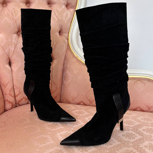 Dior boots vintage pointed heels