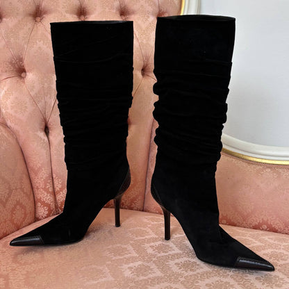 Dior boots vintage pointed heels