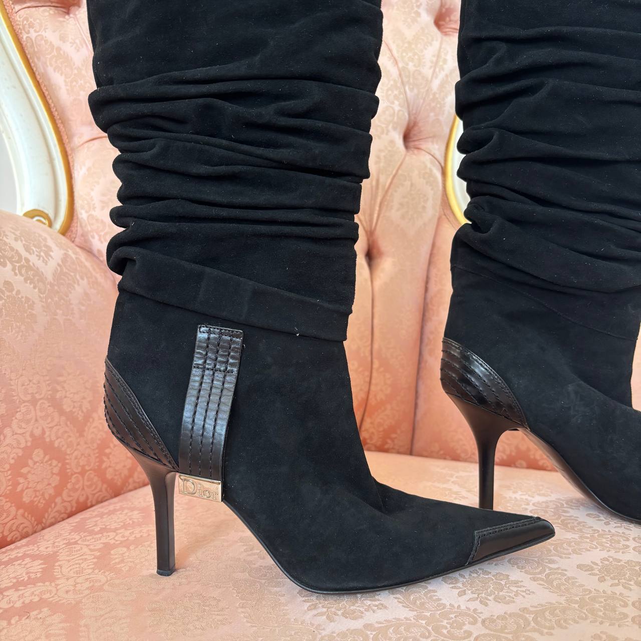Dior boots vintage pointed heels