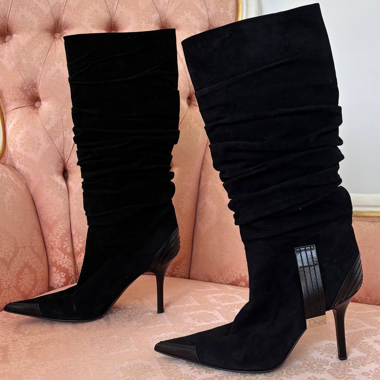 Dior boots vintage pointed heels
