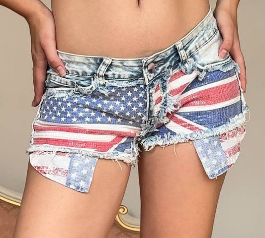 Miss Two microshorts denim shorts jeans