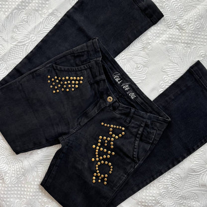 Vintage y2k flared jeans low rise