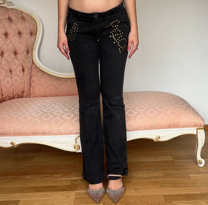 Vintage y2k flared jeans low rise