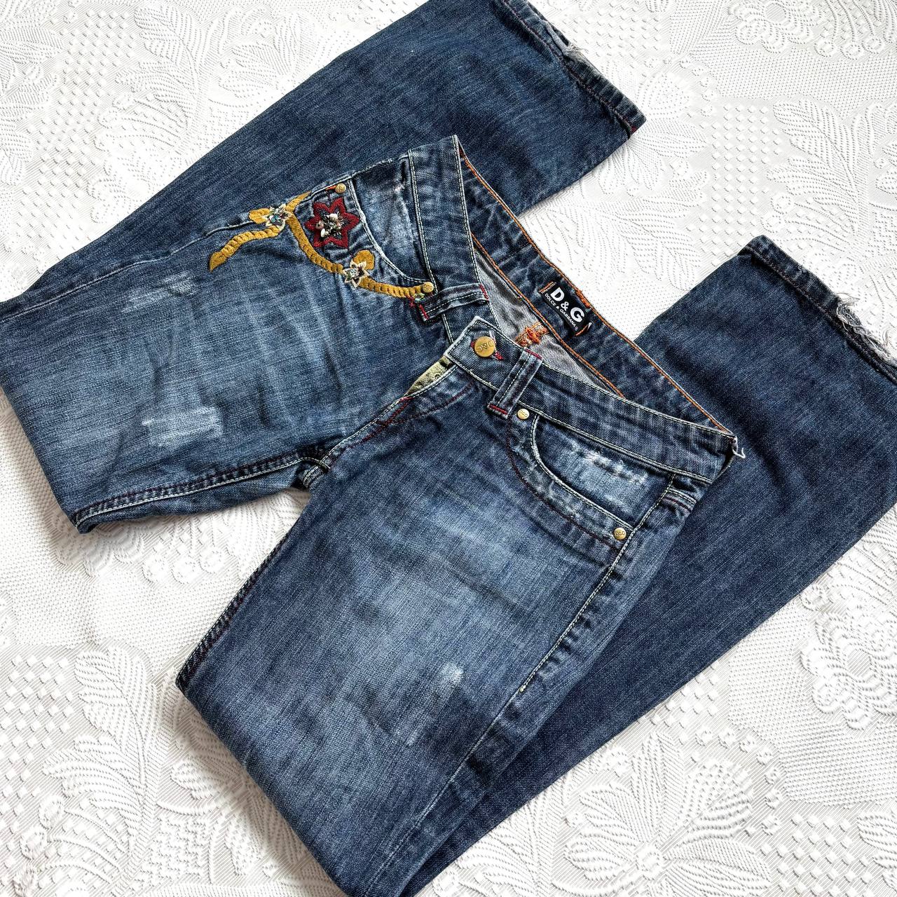 Dolce and Gabbana flared jeans low rise