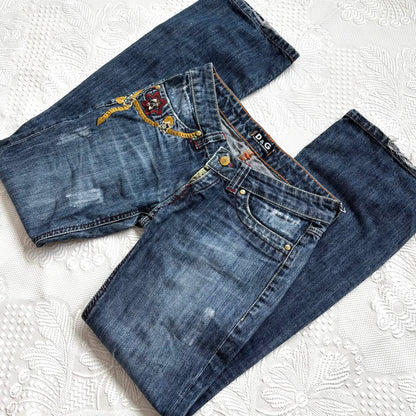 Dolce and Gabbana flared jeans low rise