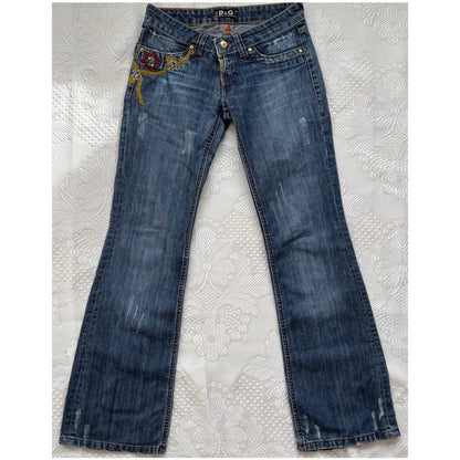 Dolce and Gabbana flared jeans low rise