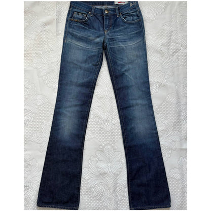 Gas straight flared jeans