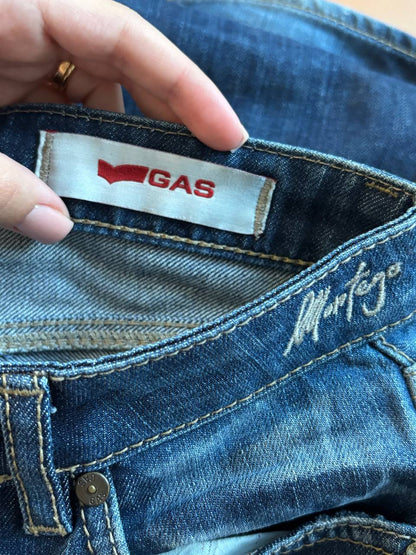 Gas straight flared jeans