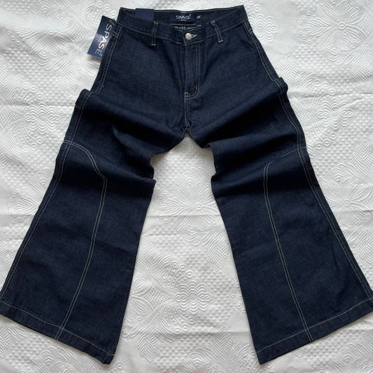 Space Denims flared jeans high rise