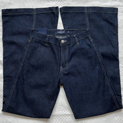 Space Denims flared jeans high rise