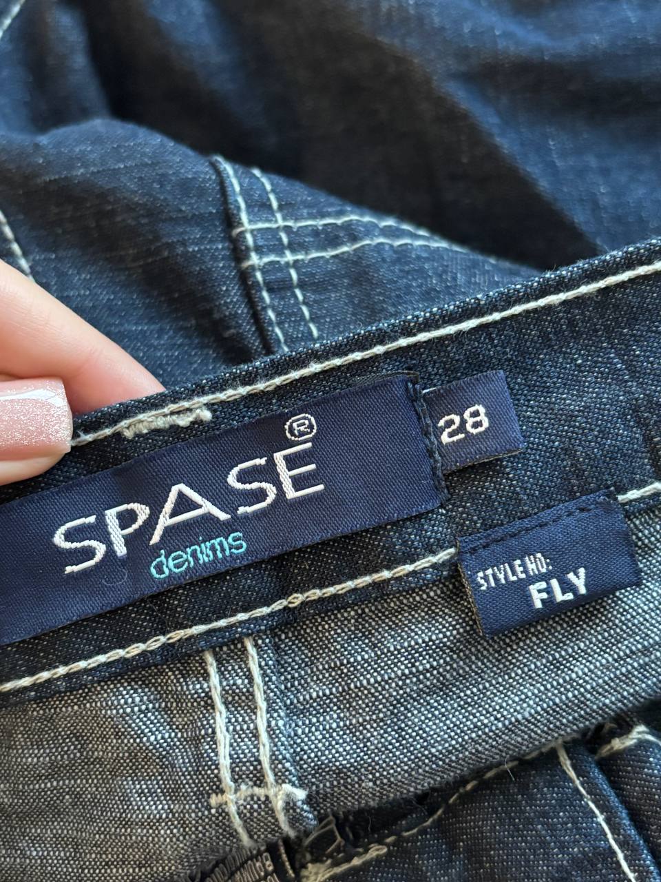 Space Denims flared jeans high rise