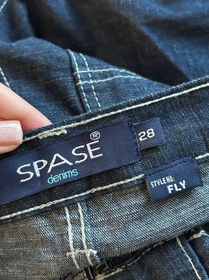 Space Denims flared jeans high rise