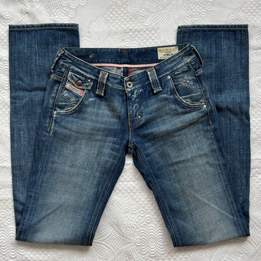Diesel flared jeans low rise