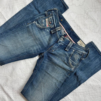 Diesel flared jeans low rise