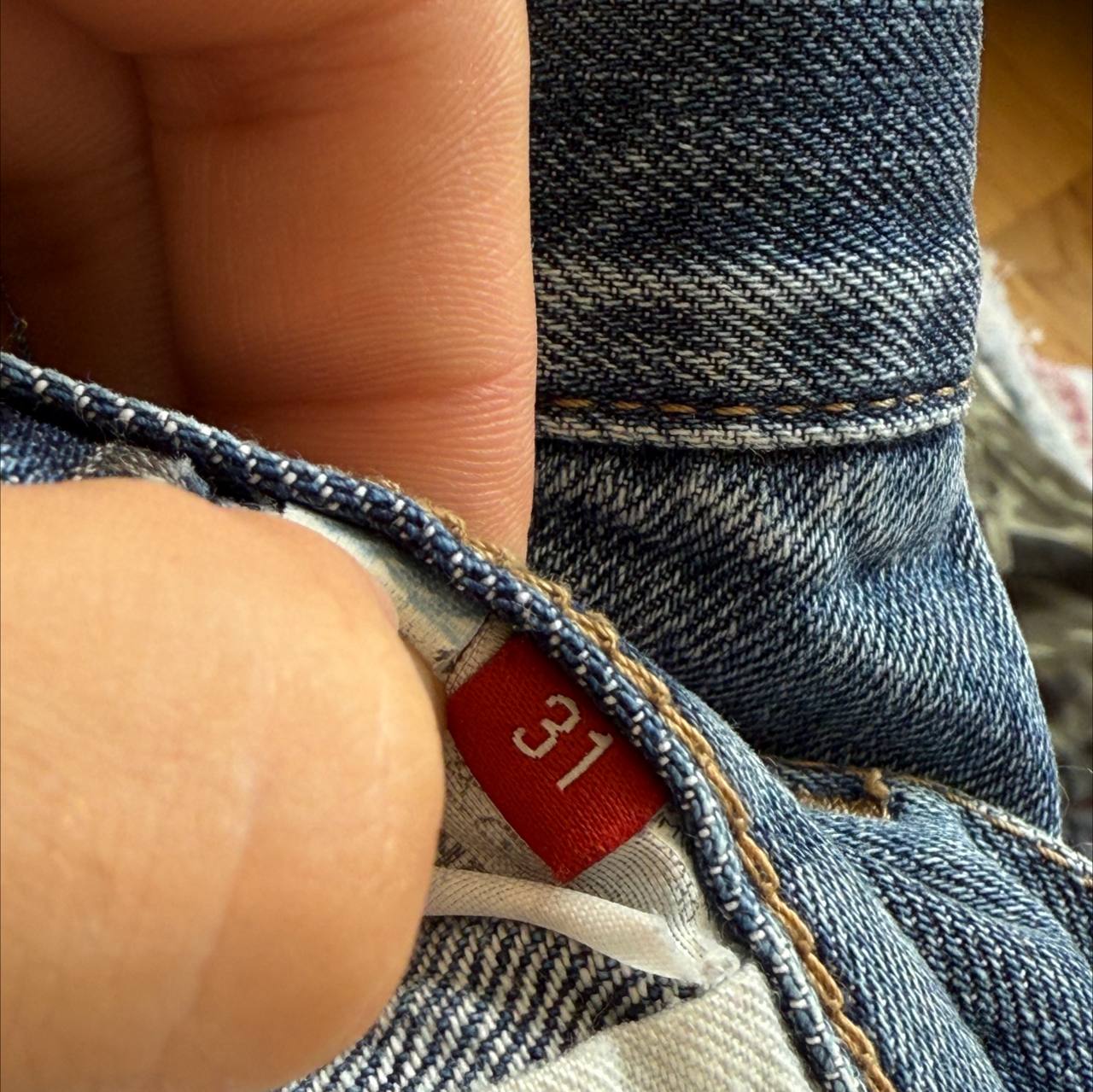 Gas oversized cargo straight jeans