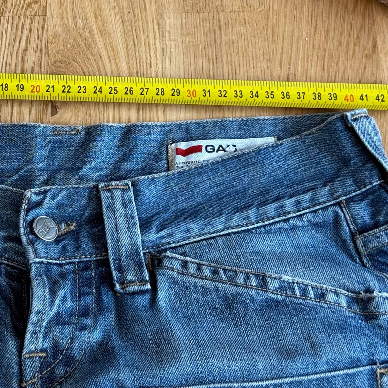 Gas oversized cargo straight jeans