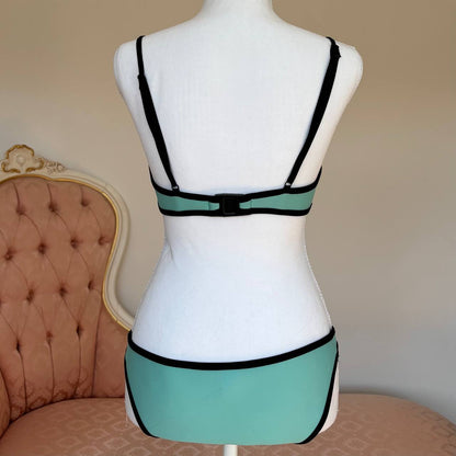 Triangl bikini swimsuit set mint blue