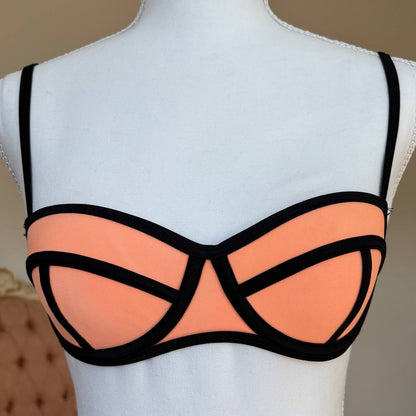 Triangl bikini swimsuit set orange