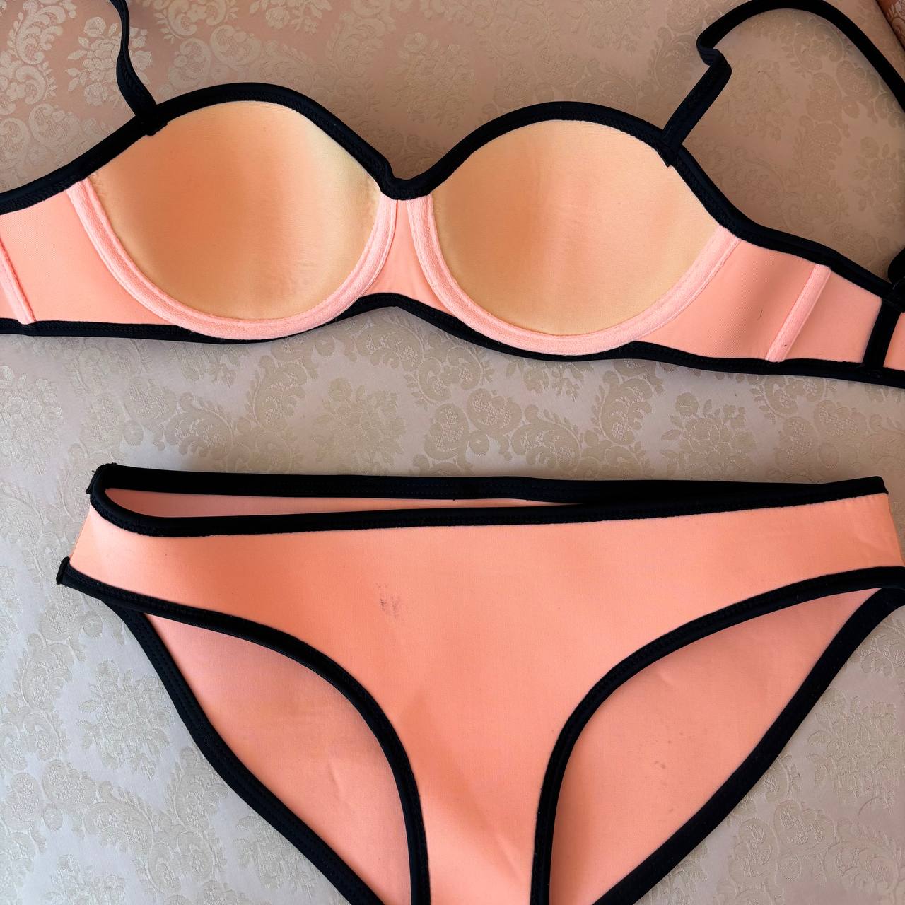Triangl bikini swimsuit set orange