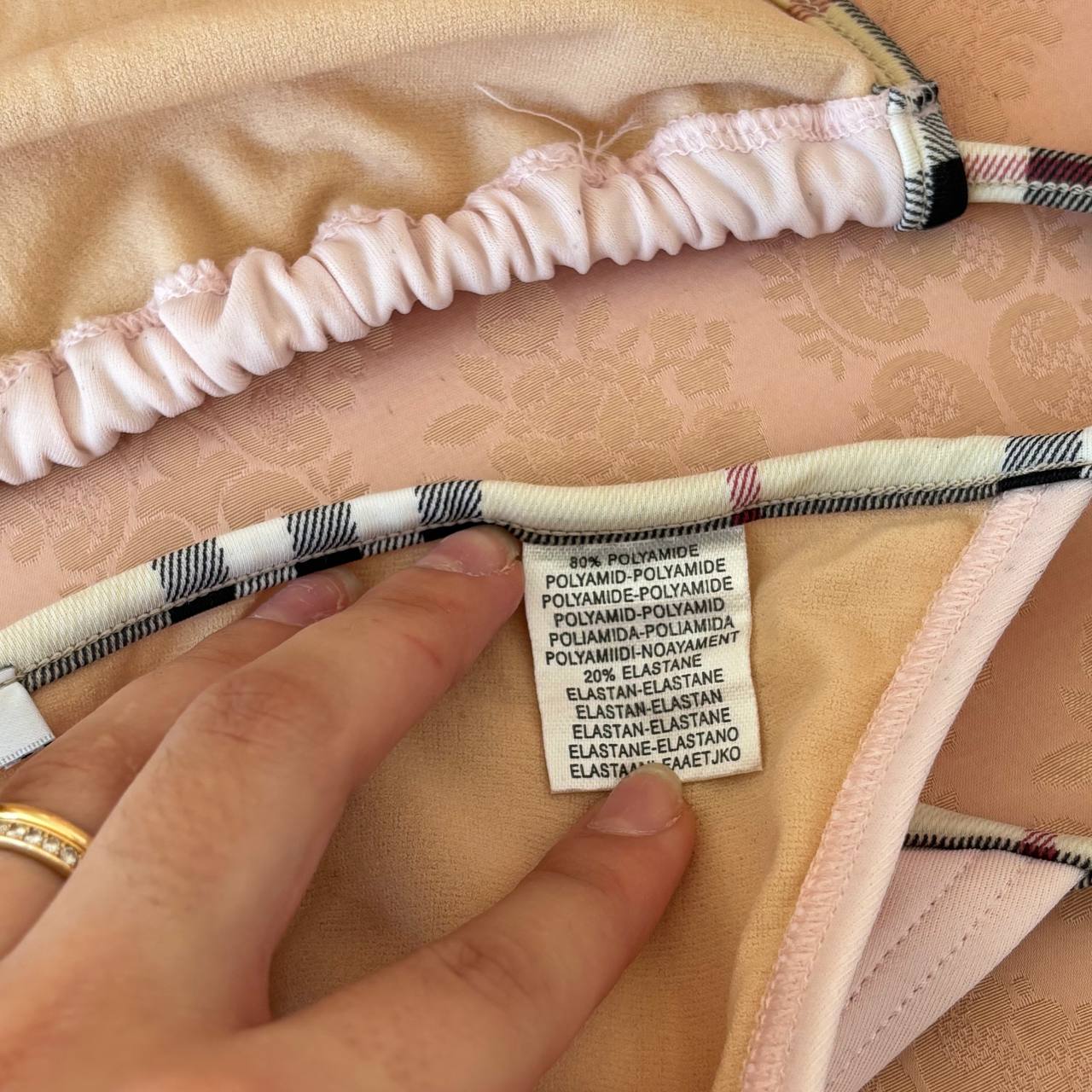 Burberry bikini swimsuit set