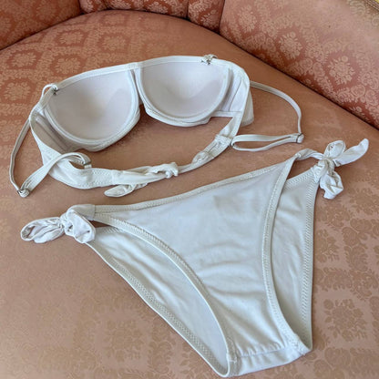 Vintage balconette bikini swimsuit
