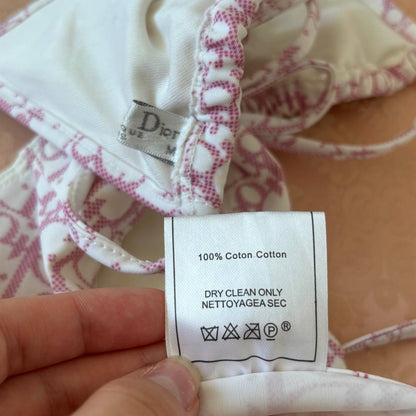 Dior triangle bikini swimsuit set