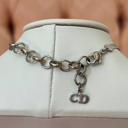 Christian Dior bracelet silver bow