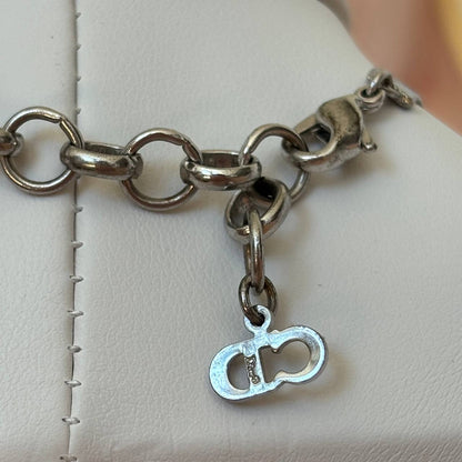 Christian Dior bracelet silver bow