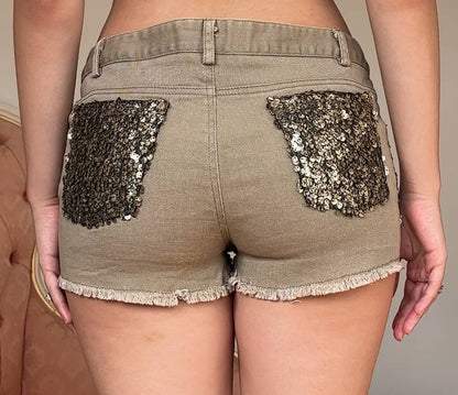 J-Welly Denim microshorts denim