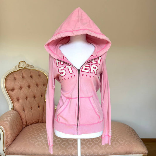 Hollister hoodie zipper top