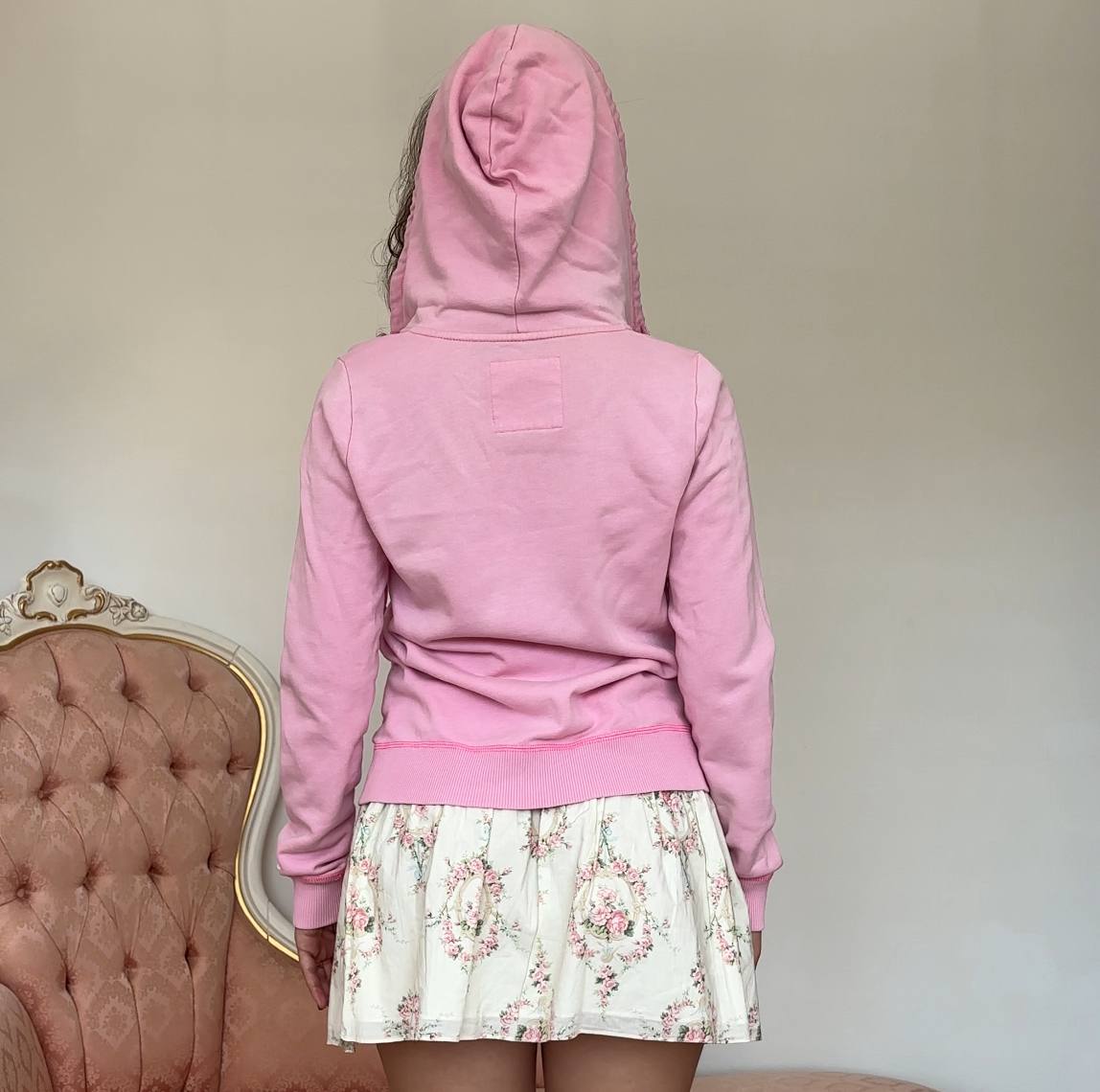 Hollister hoodie zipper top