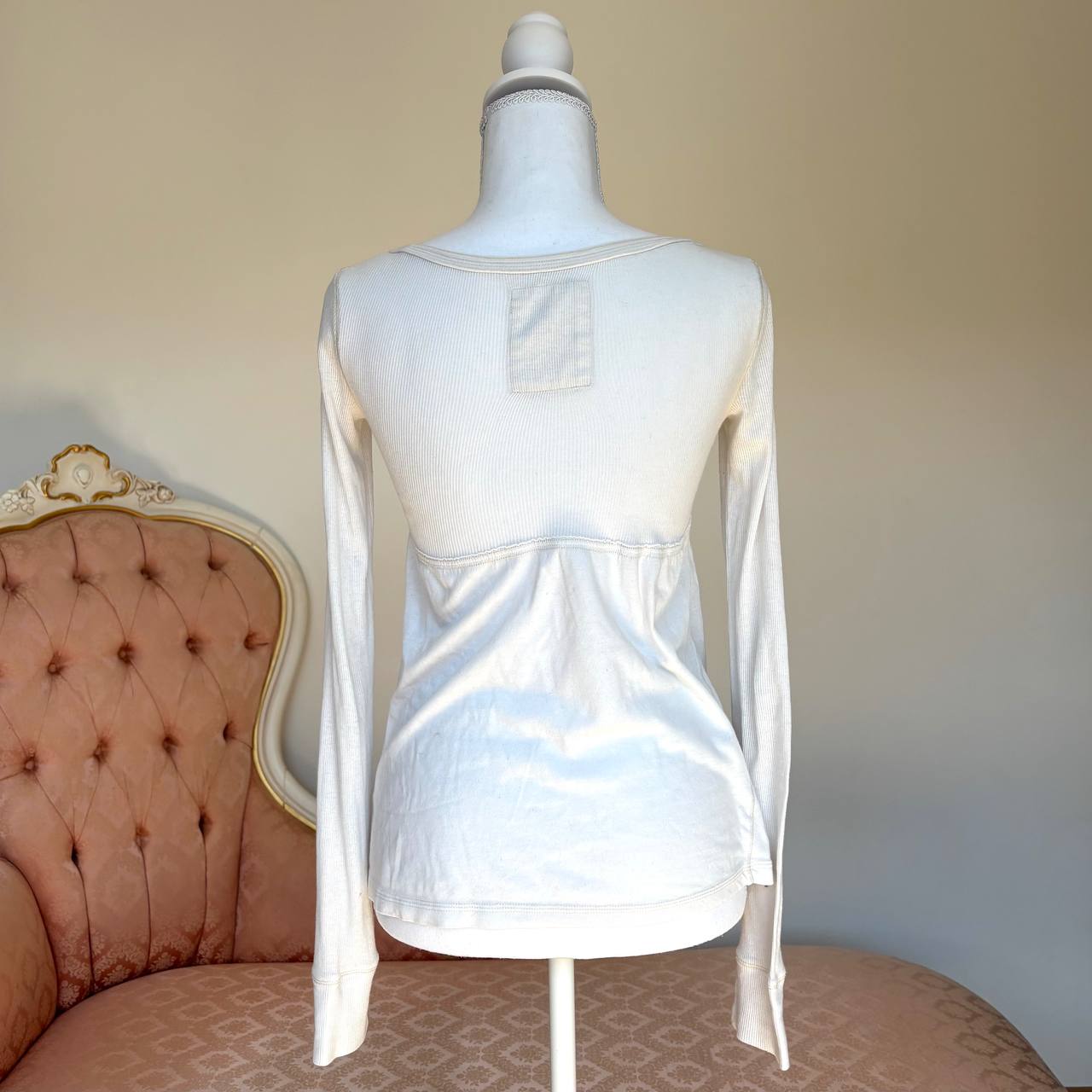 Hollister babydoll top long sleeve