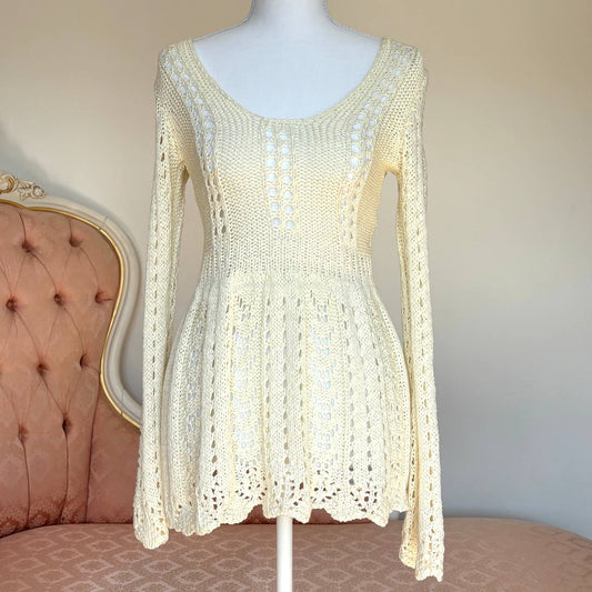 Vintage top babydoll tunique coquette