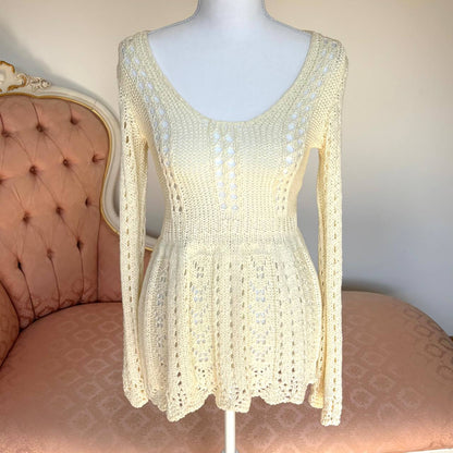 Vintage top babydoll tunique coquette