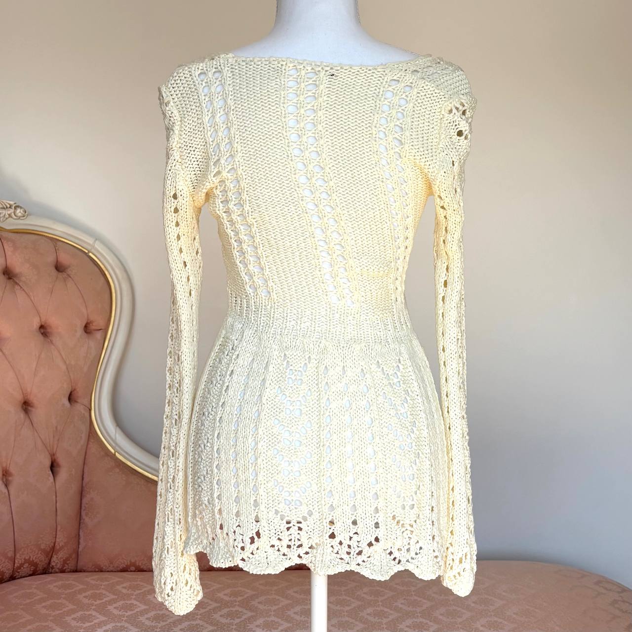 Vintage top babydoll tunique coquette