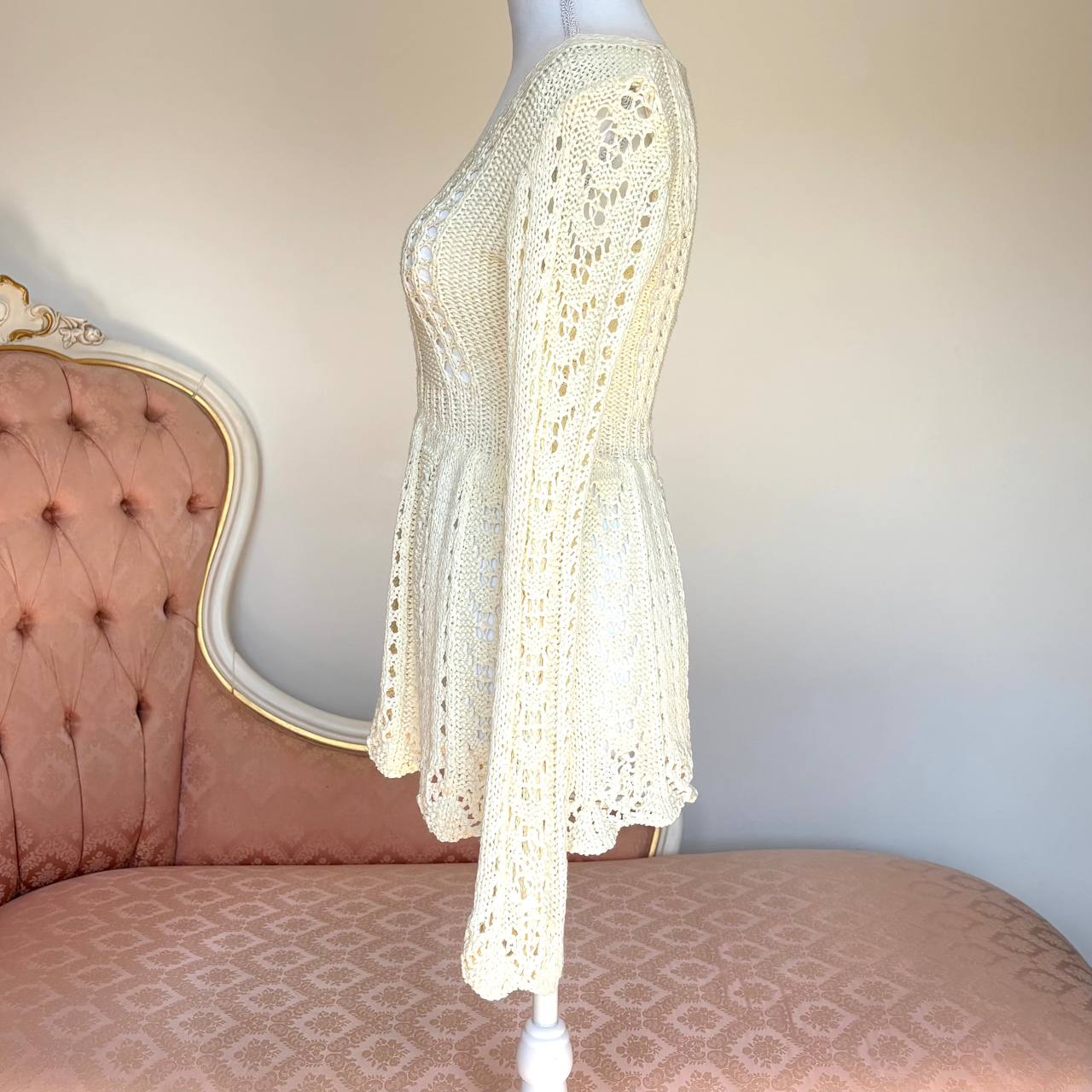 Vintage top babydoll tunique coquette
