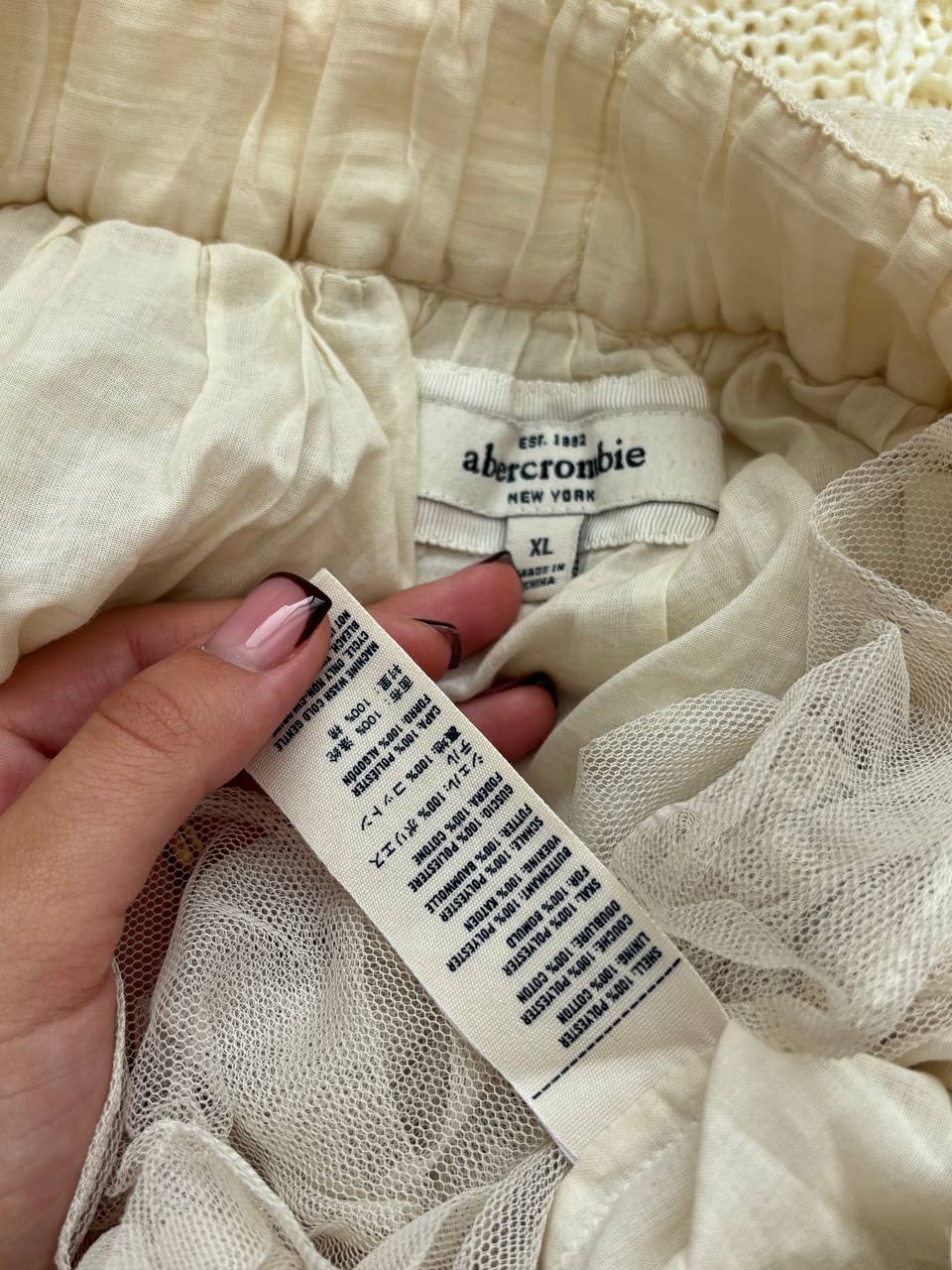Abercrombie and Fitch ruffled skirt
