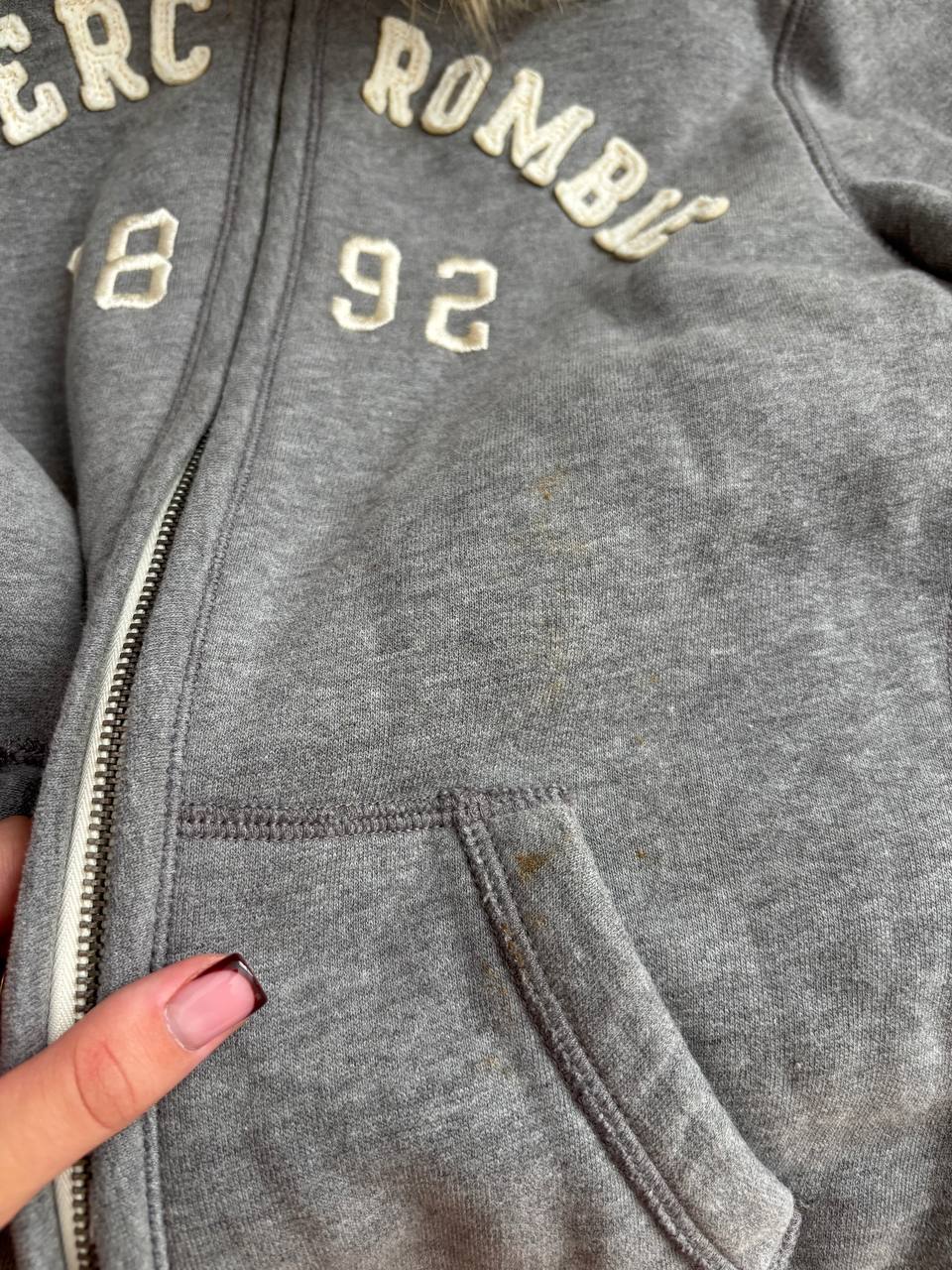 Abercrombie and Fitch hoodie with fur hood