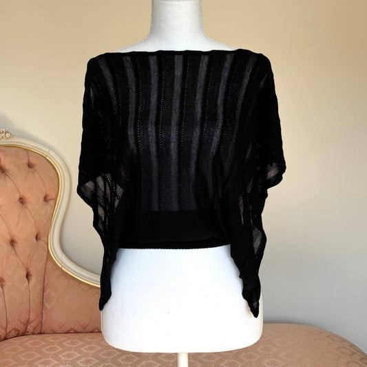 Kookai top batwing grunge