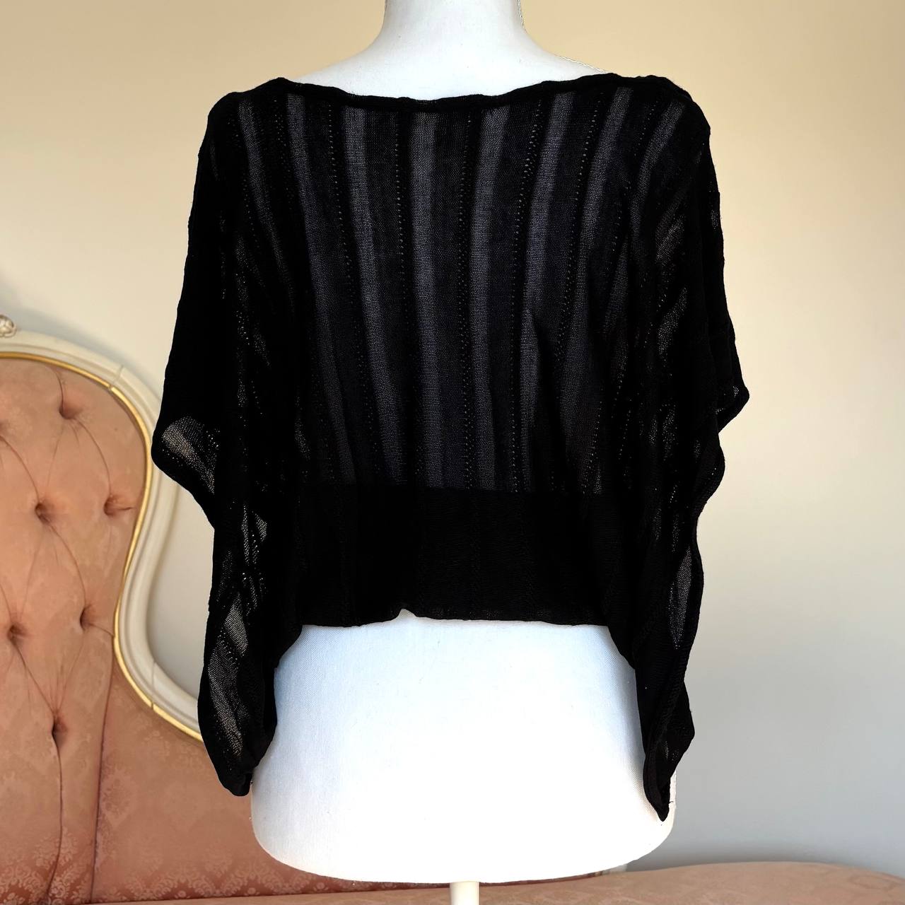 Kookai top batwing grunge