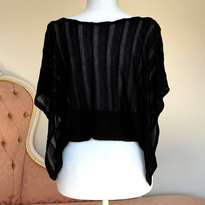 Kookai top batwing grunge