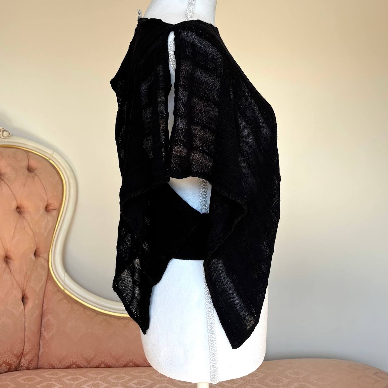 Kookai top batwing grunge