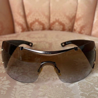 Dior Diorito 2 shield wraparound sunglasses