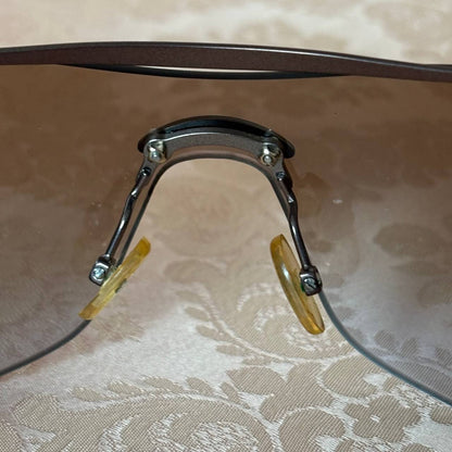 Dior Diorito 2 shield wraparound sunglasses