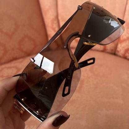 Dior Diorito 2 shield wraparound sunglasses