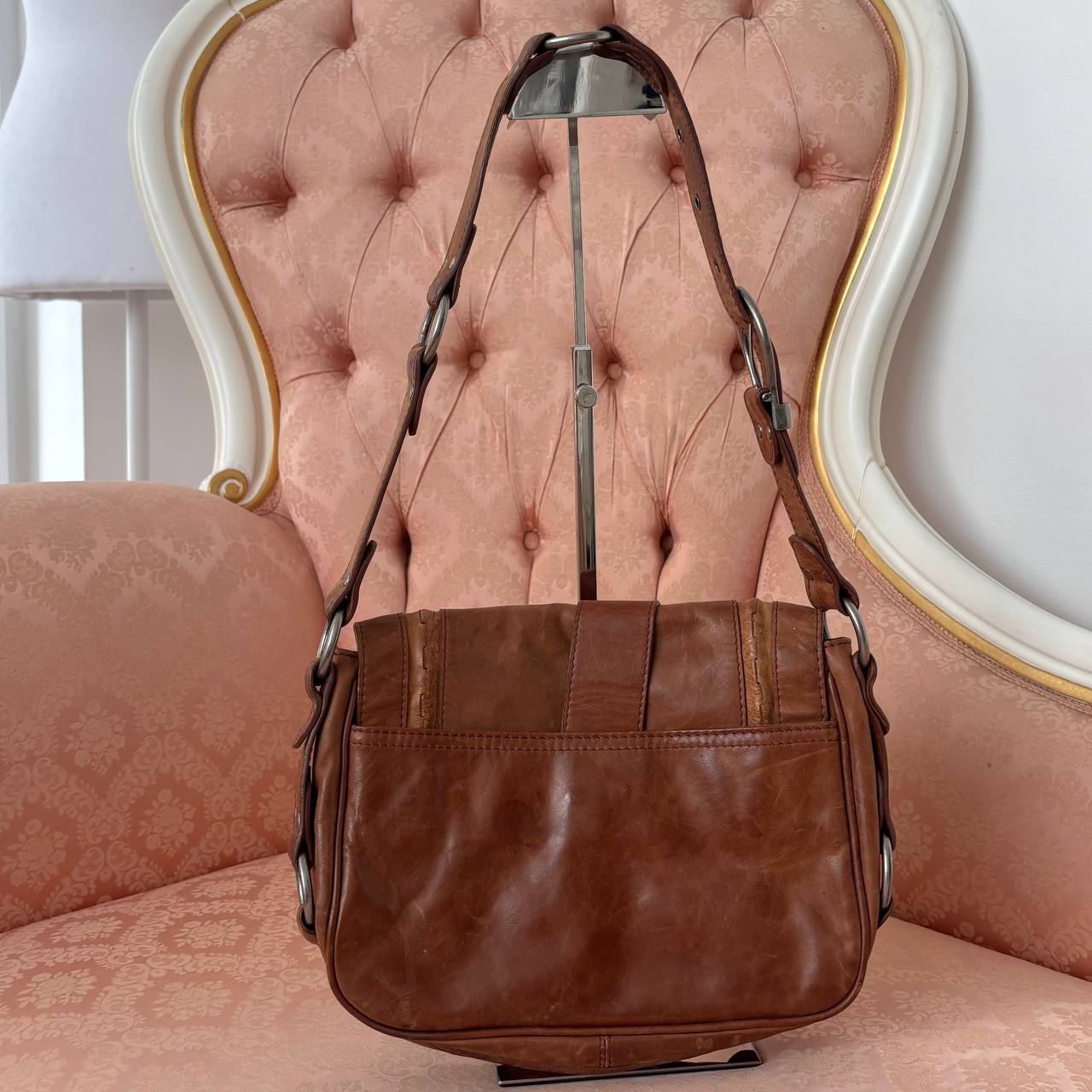 Dior Gaucho shoulder bag leather