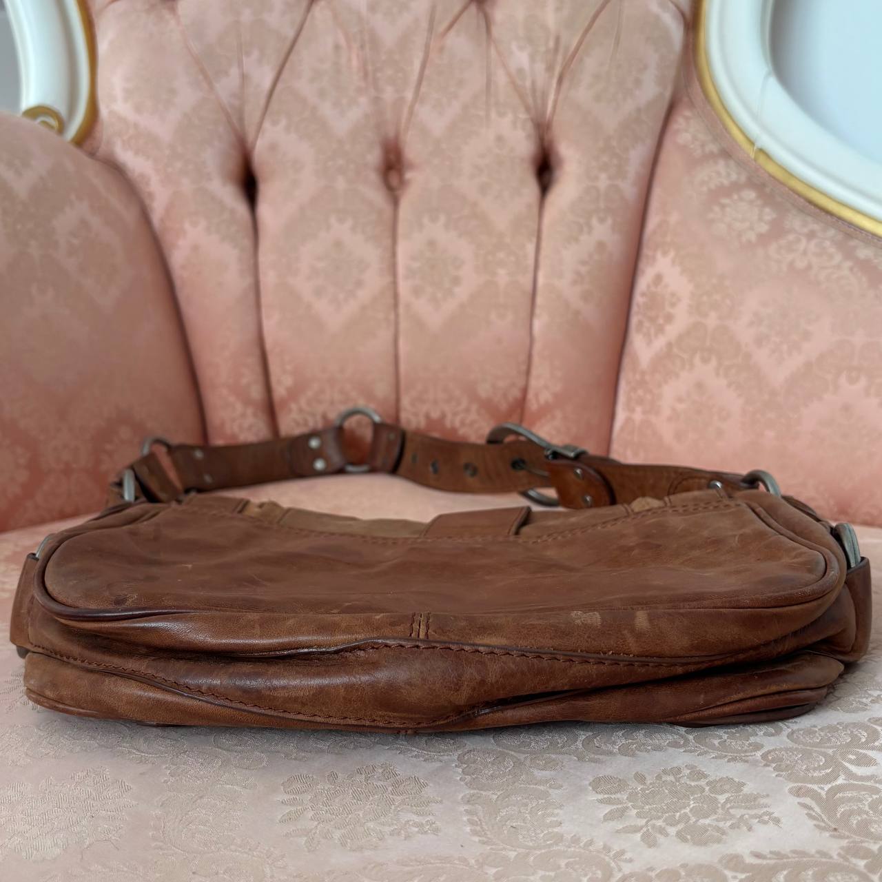 Dior Gaucho shoulder bag leather